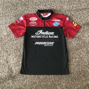 Flat track racing shirt